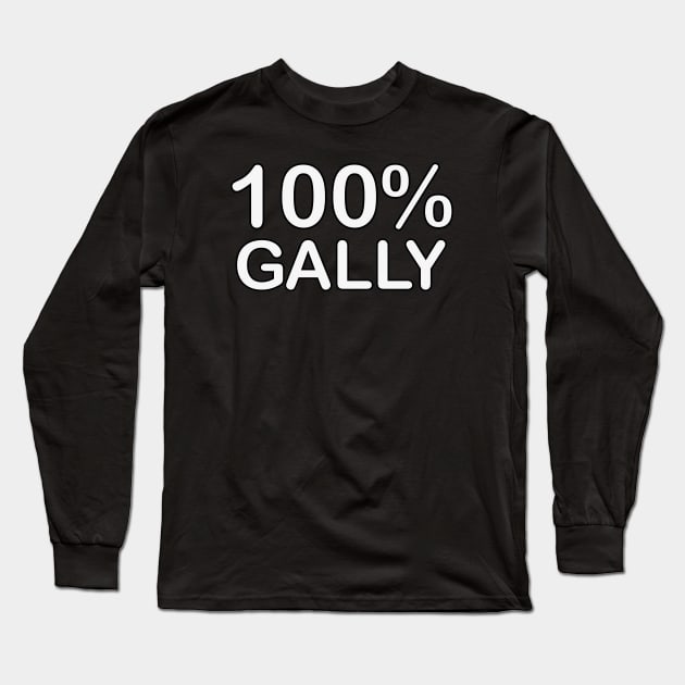 Gally Name, couples gifts for boyfriend and girlfriend long distance. Long Sleeve T-Shirt by BlackCricketdesign